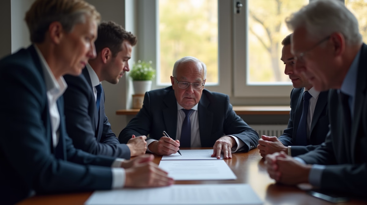 A Temecula estate planning attorney is supervising the attestation of a will alongside qualified third-party witnesses observing the signing in a professional law office discussing: Can a will be backdated accidentally