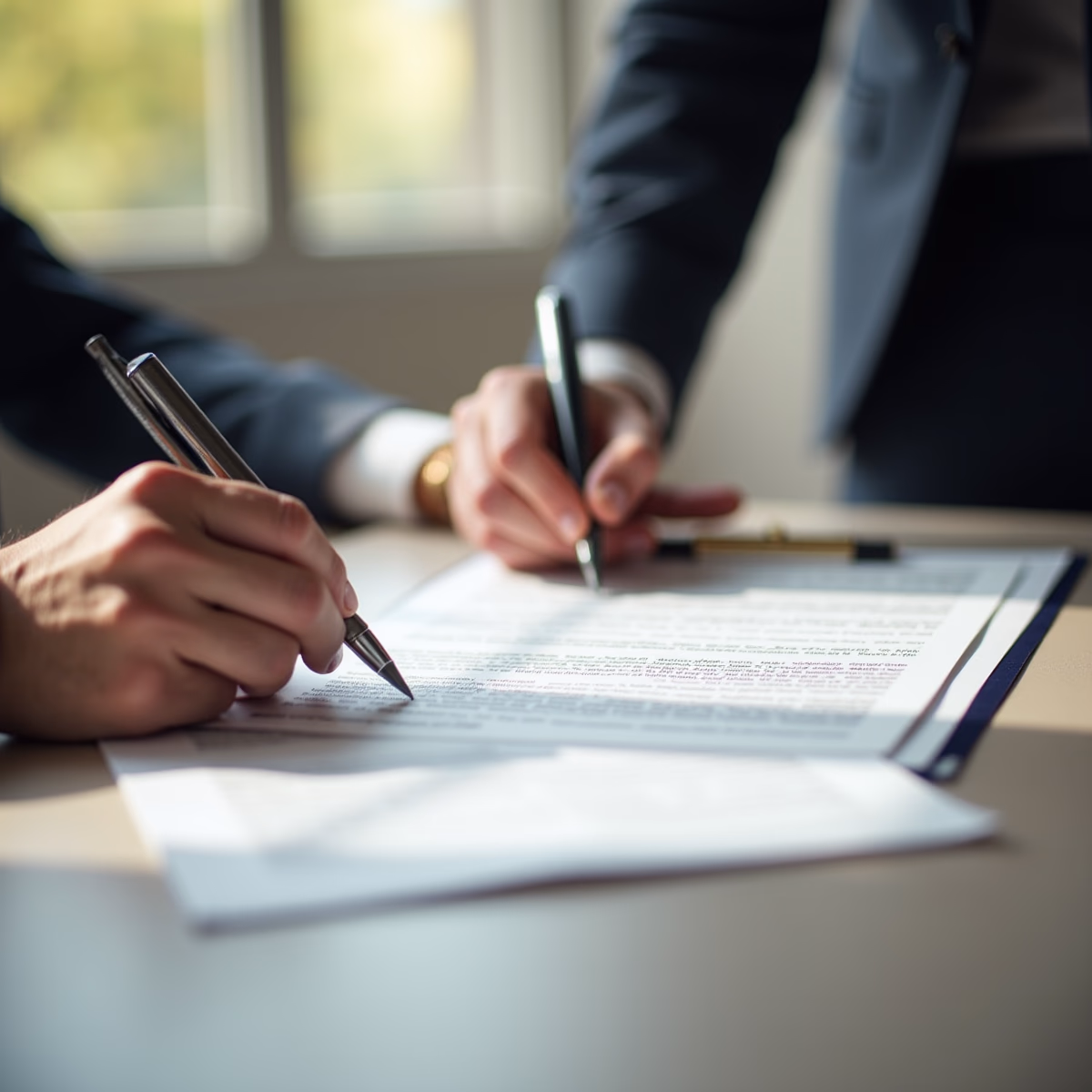 A Temecula estate planning attorney is guiding the attestation of a will with two disinterested witnesses observing the signing in a modern law office discussing: What is the current status of remote will witnessing in California