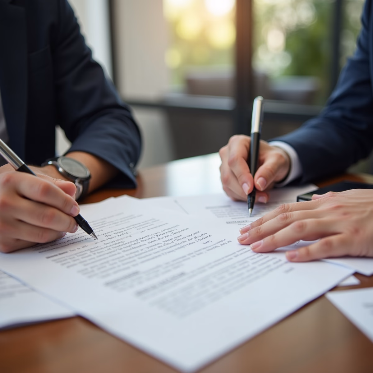 A Temecula estate planning attorney is present for the witnessed signing of a will with two adult witnesses present in a private law office discussing: Why Cant a Notary Also Be a Witness in California