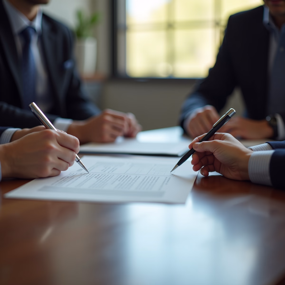 A Temecula estate planning attorney is guiding the formal execution of a will alongside qualified third-party witnesses in attendance in a professional law office discussing: Why Does the Date on a Will Matter