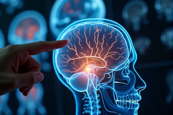 High Tech imagery of a TBI Traumatic Brain Injury in San Diego.