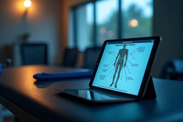 In a San Diego Rehabilitation clinic discussing permanent damage from a soft tissue injury.