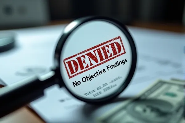 Biased medical report from a defense medical exam used to deny an injury claim.