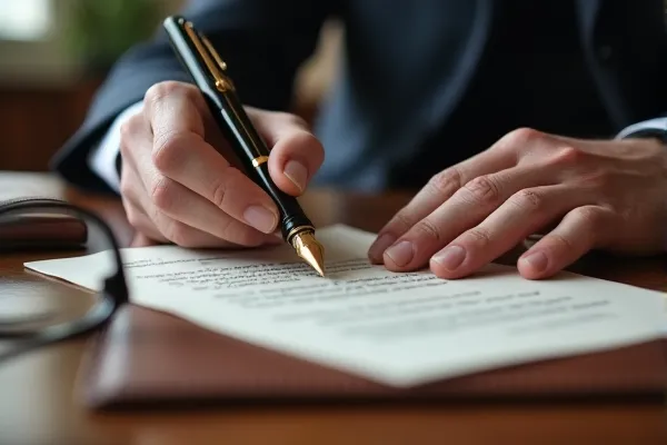 Executing a Last Will and Testament with a San Diego lawyer to ensure the seamless transfer of family wealth.
