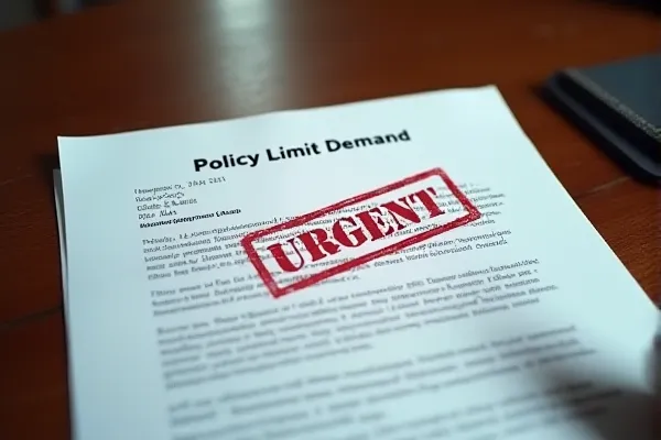 Formal policy limit demand letter sent to insurance company.