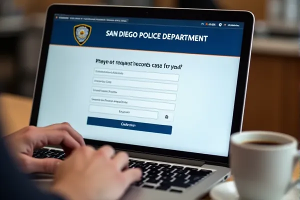Ordering a San Diego traffic accident report online through the SDPD portal