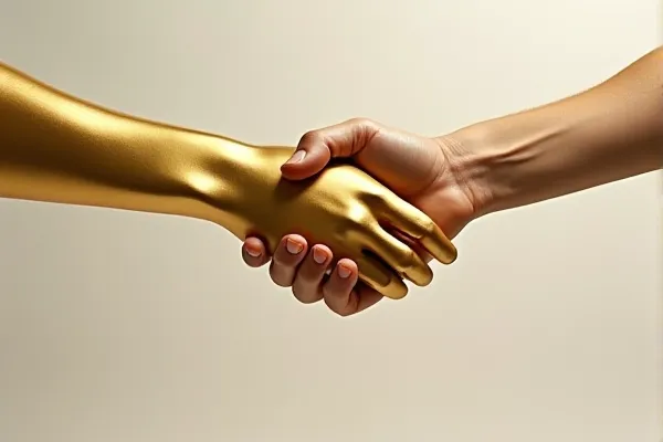 Partnership between attorney and client sharing the financial risk.