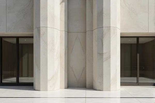 A subtle line or singular element marks a shift in a clear or solid surface as the warm light of a fading day passes through.