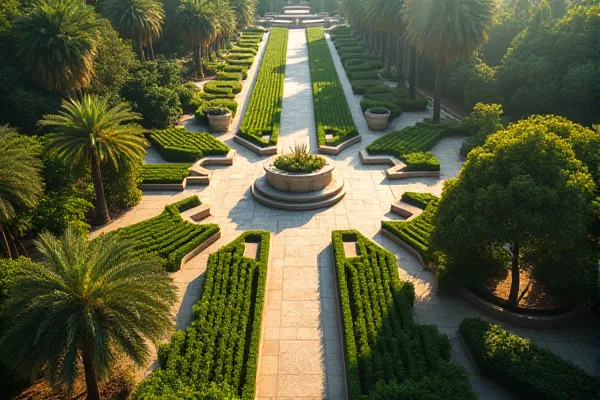 Aerial view of the botanical garden paths in San Diego, representing the interconnected stages of a comprehensive estate planning lifecycle.
