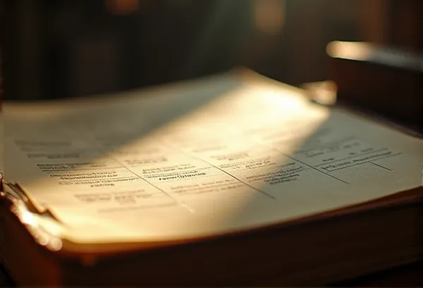 A sunlit legal ledger in a Coronado San Diego library representing the meticulous documentation of an estate plan audit.