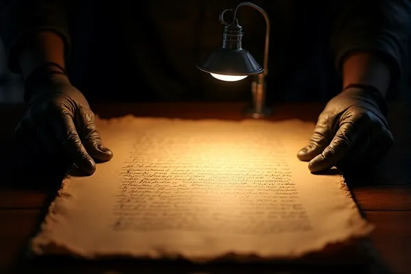 Orderly hands or precision tools move with deliberate care across a clean surface, reflecting a state of rigorous and steady progression.