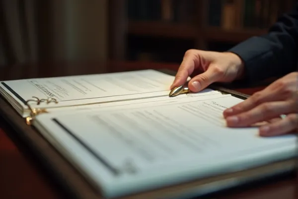 A calm and thoughtful representation of the orderly transition of legal authority through a properly executed Codicil.