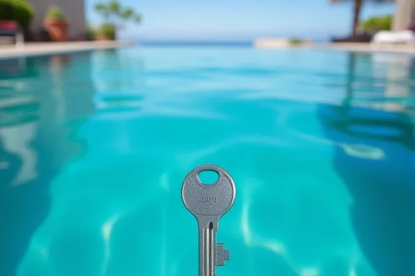 A subtle mark or singular element suggests a shift in a clear or solid surface as the warm light of a fading day passes through.